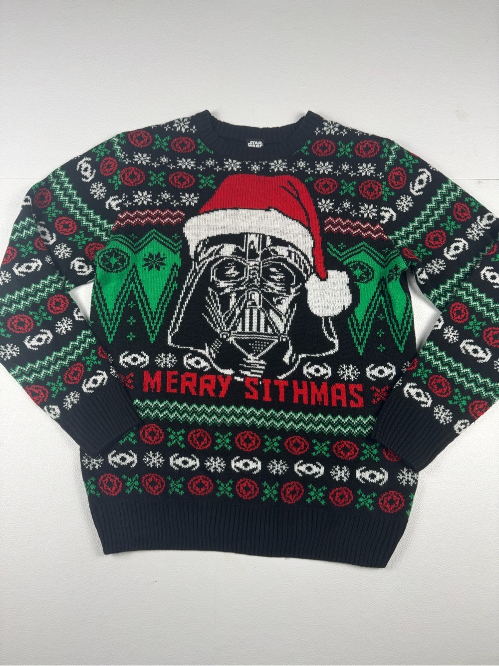 Star Wars Darth Vader Merry Sithmas Ugly Christmas Sweater Size L